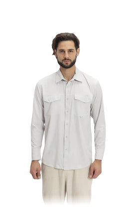 Camisa Nomad Hardwear Manga Larga Platinum