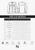 Tabla de medidas Camisa Nomad Hardwear